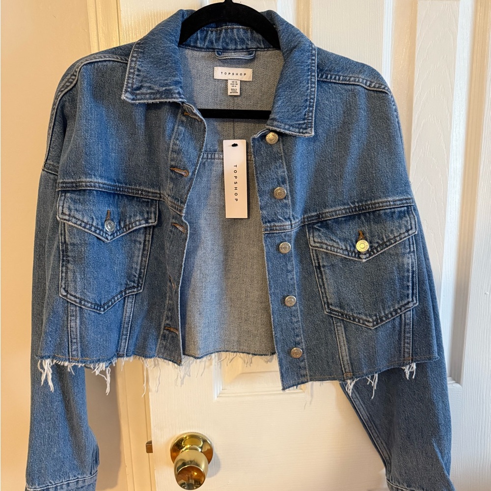 Topshop Light Blue Denim Jacket